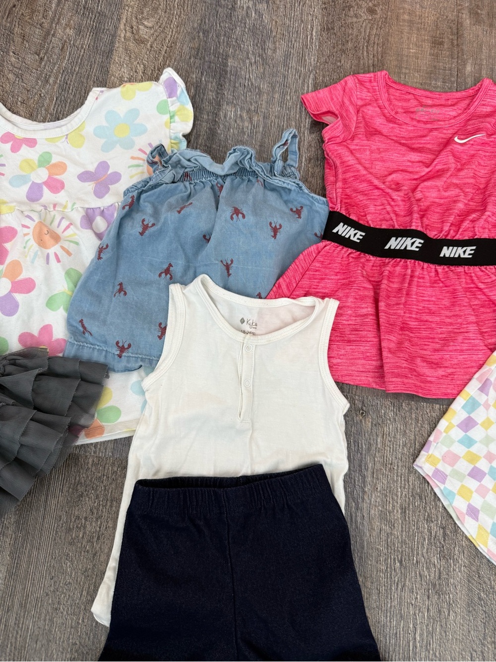 Girls 12-24 Month Clothing Bundle Nike Kyte Baby Cherokee Carters